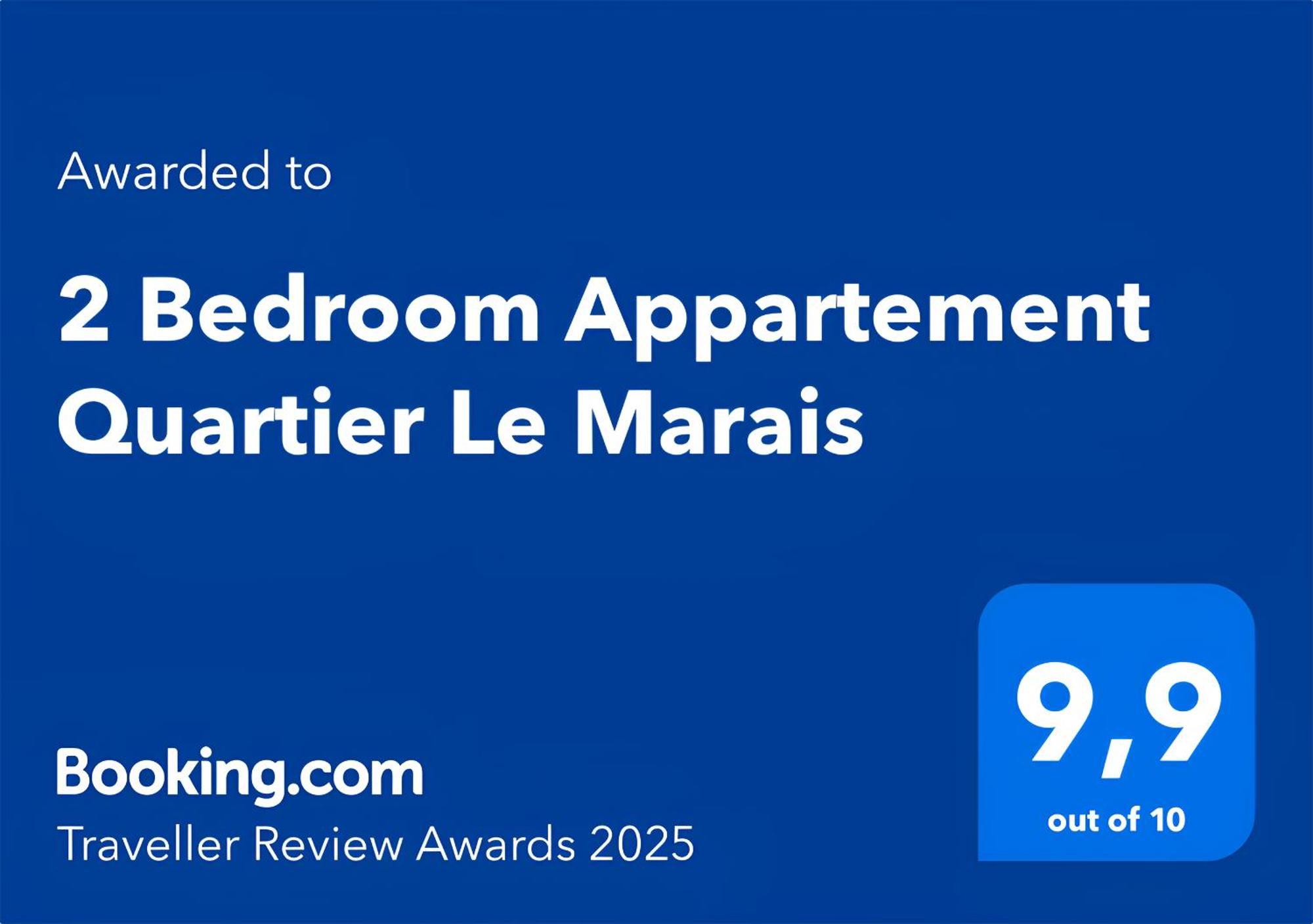 2 Bedroom Appartement Quartier Le Marais Free Netflix París Exterior foto