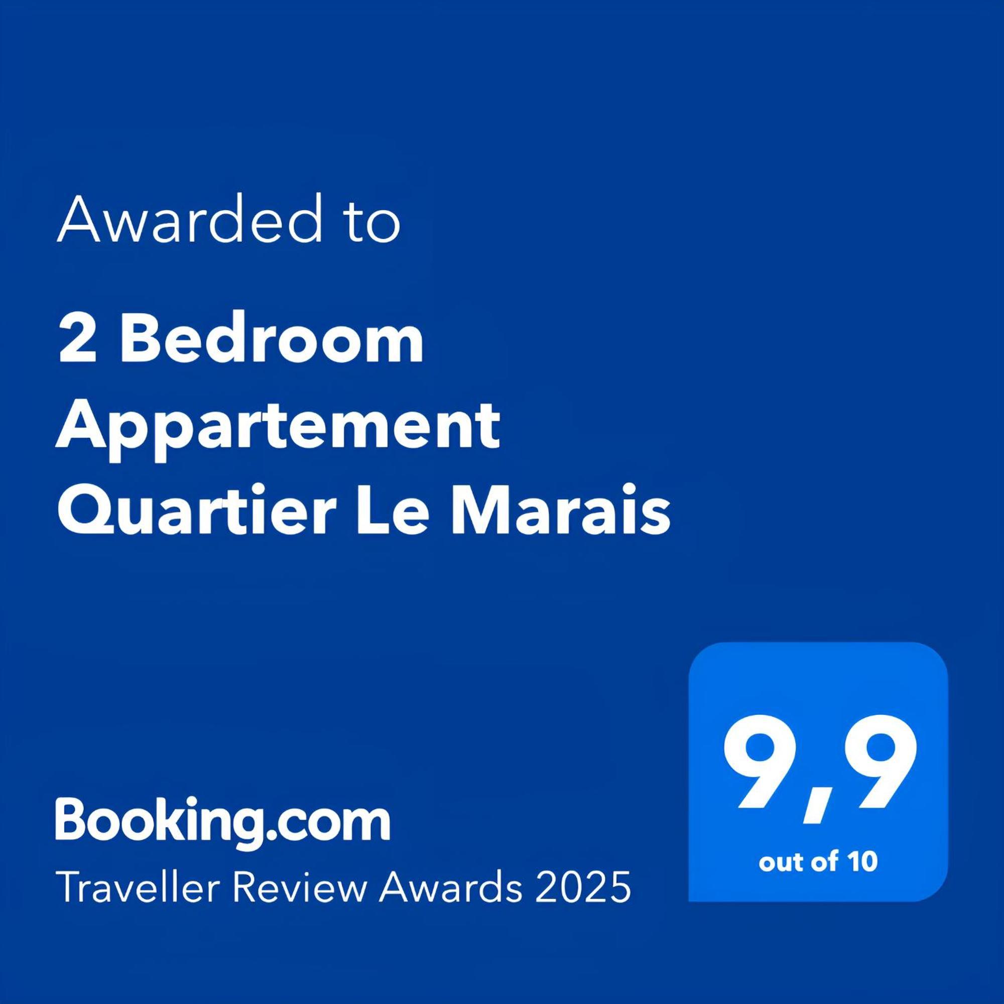 2 Bedroom Appartement Quartier Le Marais Free Netflix París Exterior foto